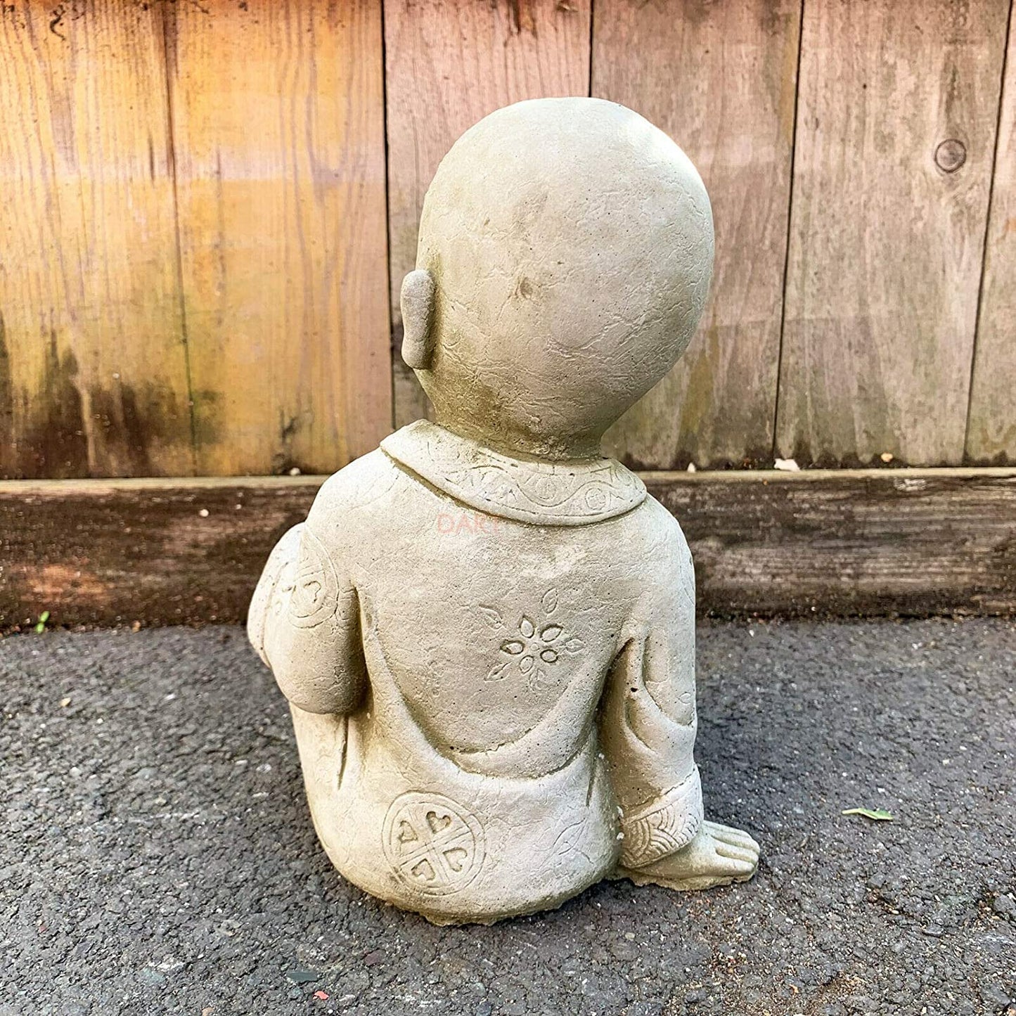 Stone Sitting Thai Monk Sculpture