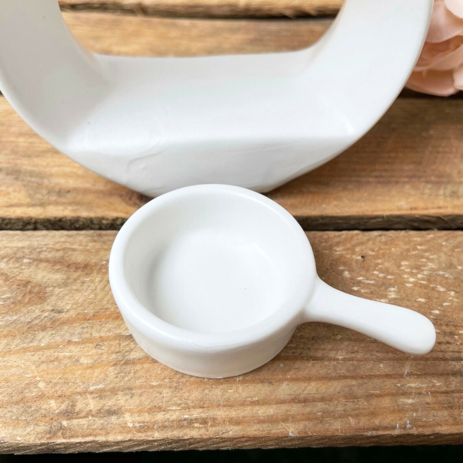 White Ceramic Wax Melt Burner 13cm