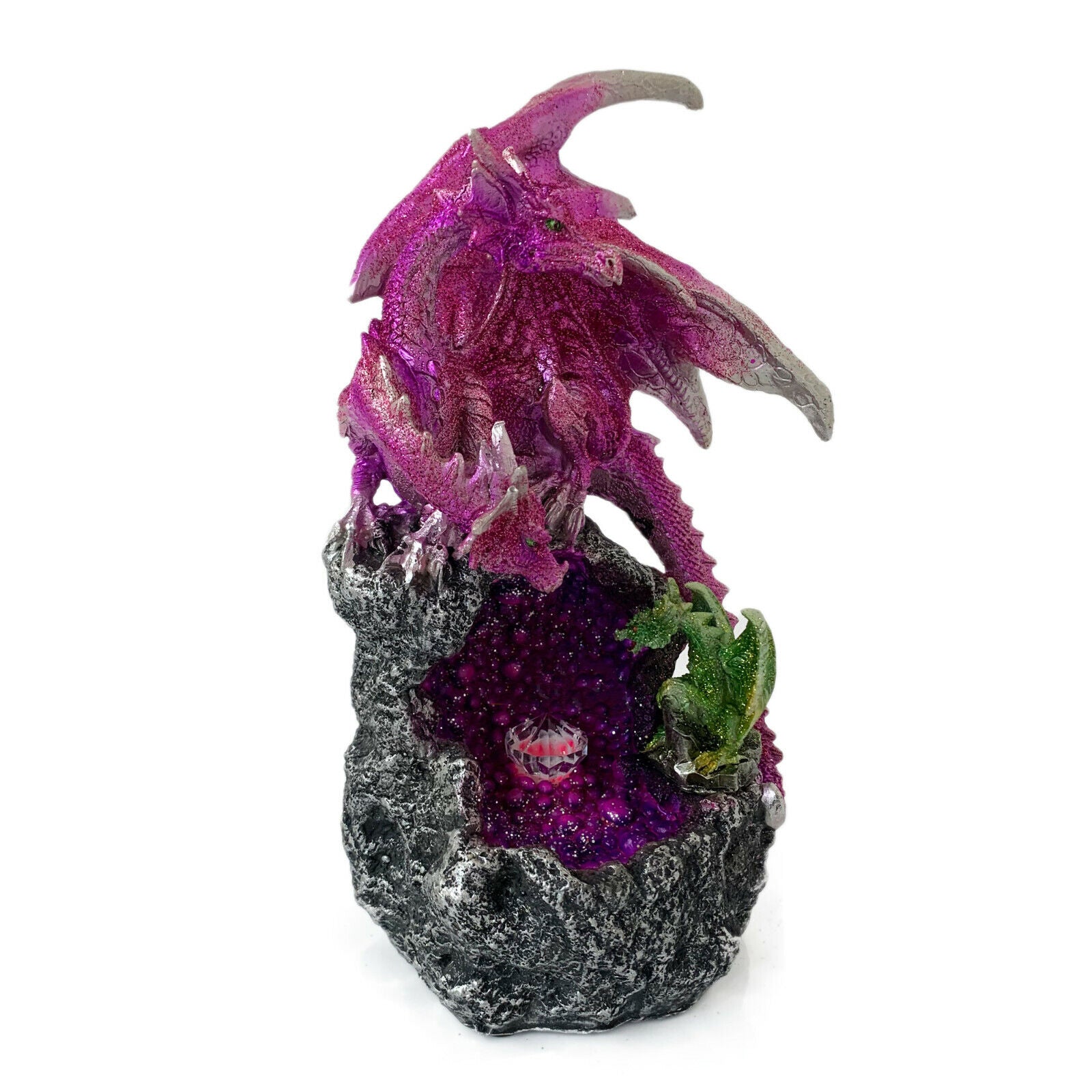 Light Up Purple Dragon Ornament