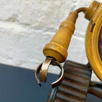 Industrial Yellow Robot Clock