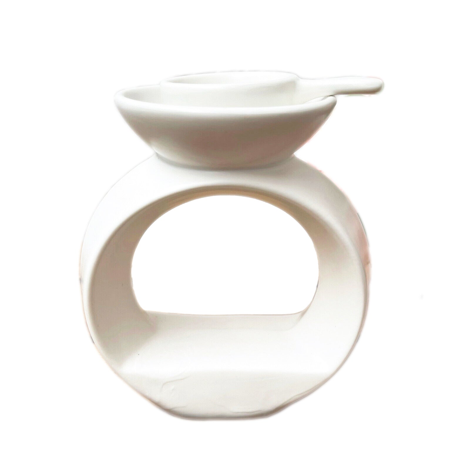 White Ceramic Wax Melt Burner 13cm
