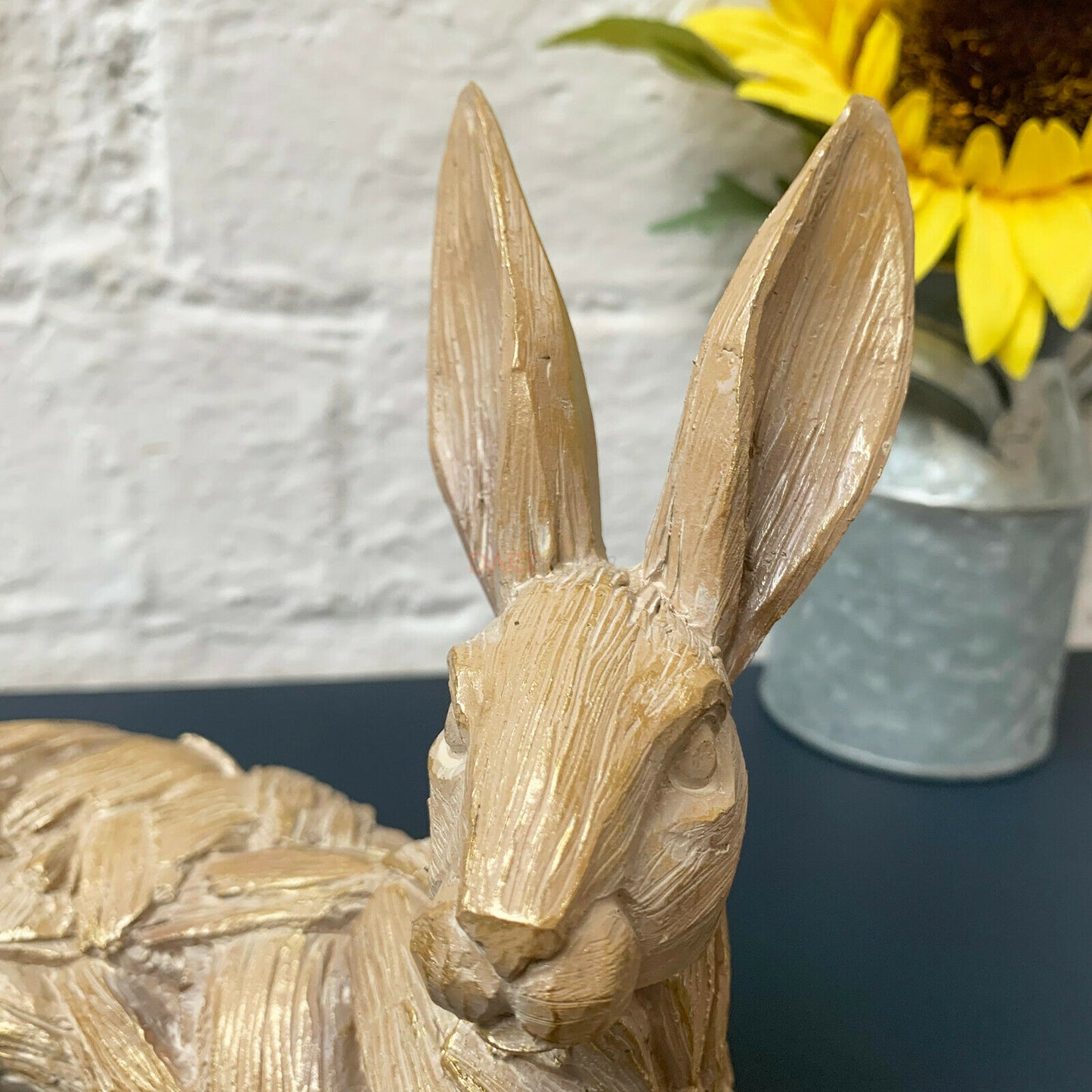 Driftwood Lying March Hare Ornament 27cm