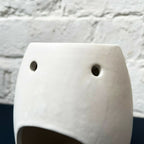 Easter Island Head Oil Burner - White