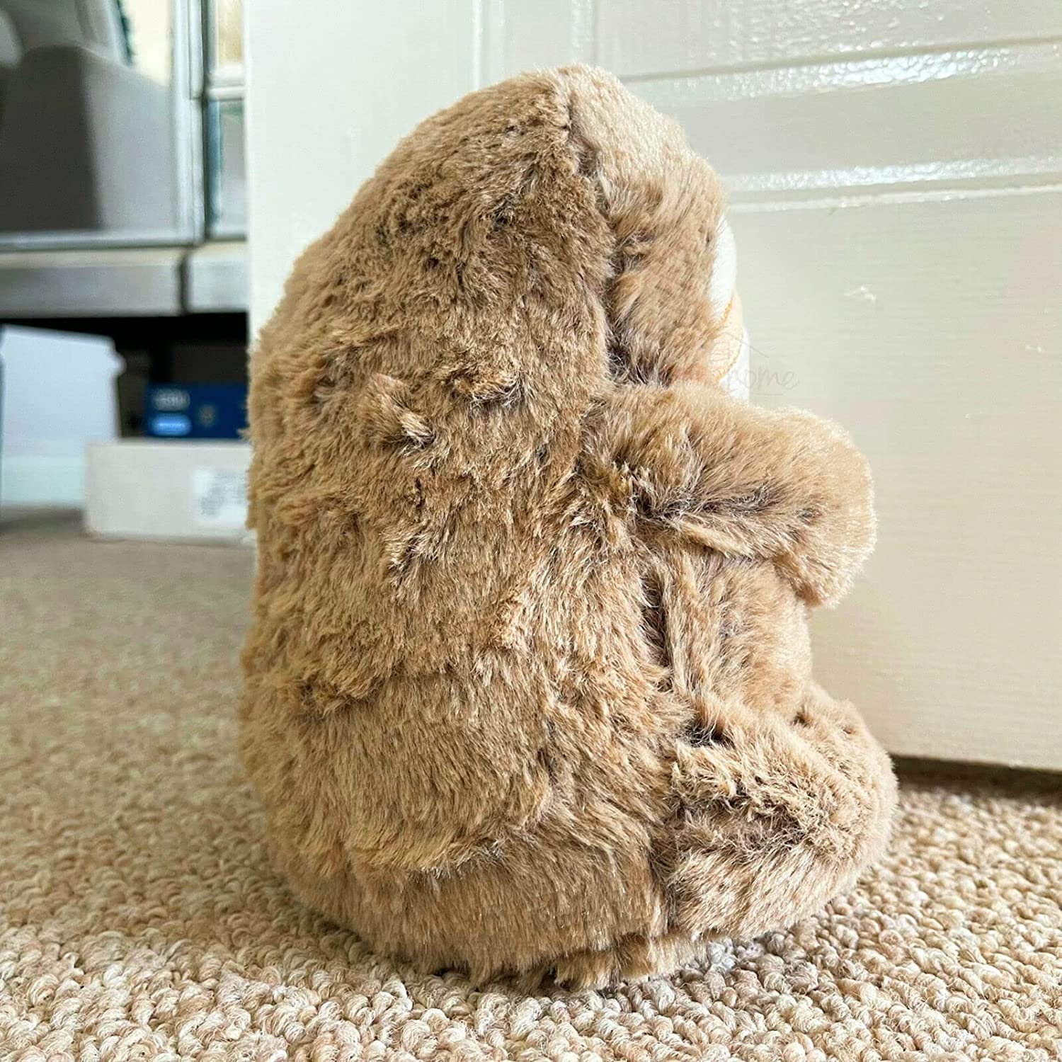 Soft Faux Fur Sloth Doorstop 24cm