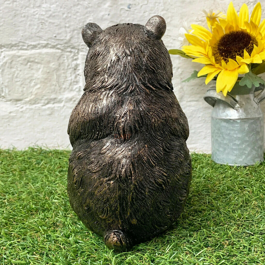 Bronze Panda & Cub Ornament