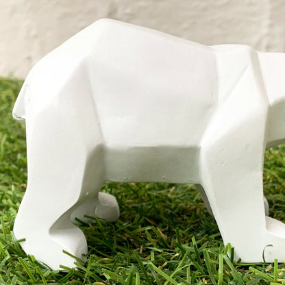 White Miniature Polar Bear Figurine