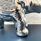 Silver Diamante Elephant Ornament