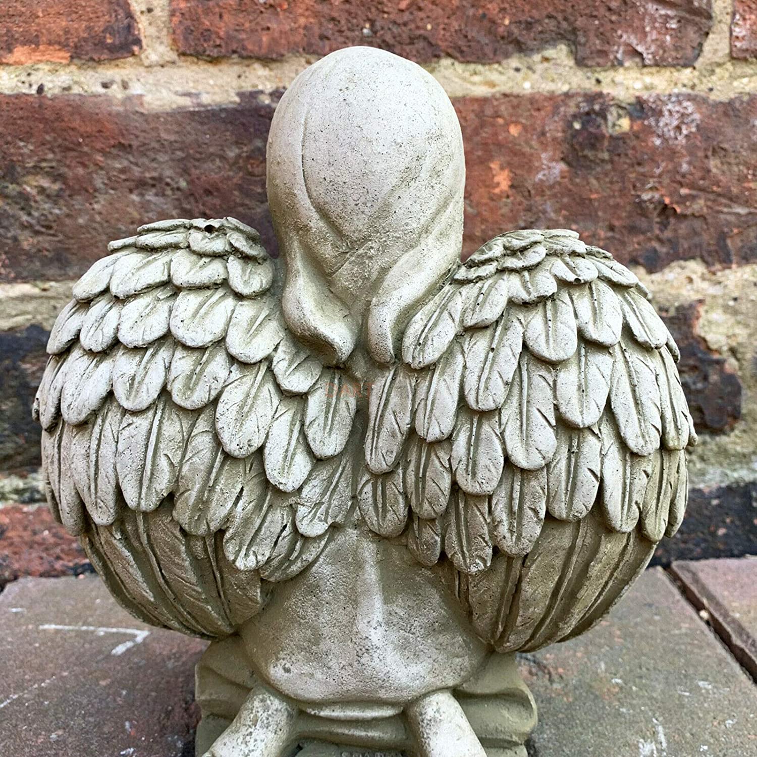 Stone Praying Angel Garden Sculpture