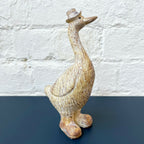Ente mit Hut Figur klein