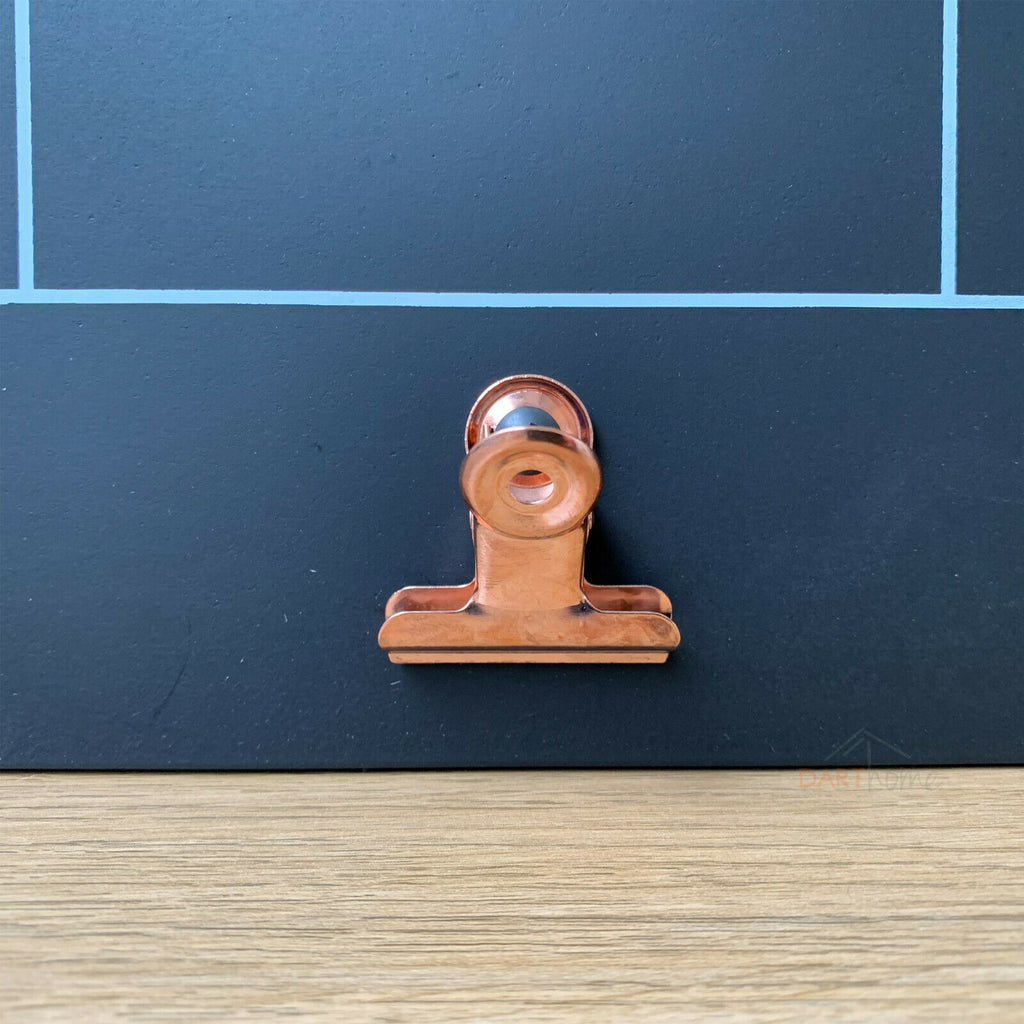 Weekly Chalkboard Planner W/ Copper Clips