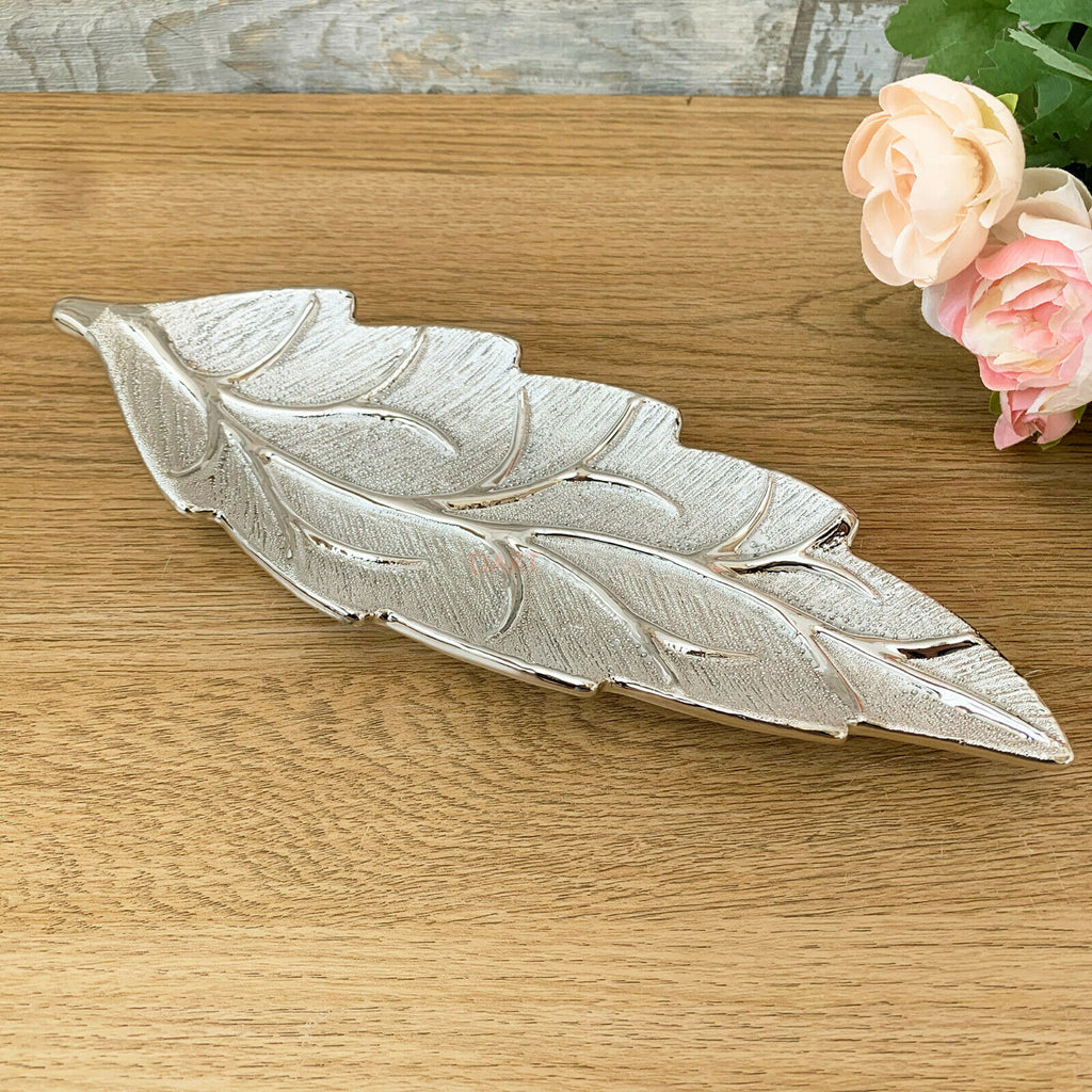 Ceramic Leaf Home Decorative Display Plates 30cm