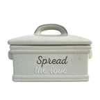 Speckled Spread The Love Butter Dish
