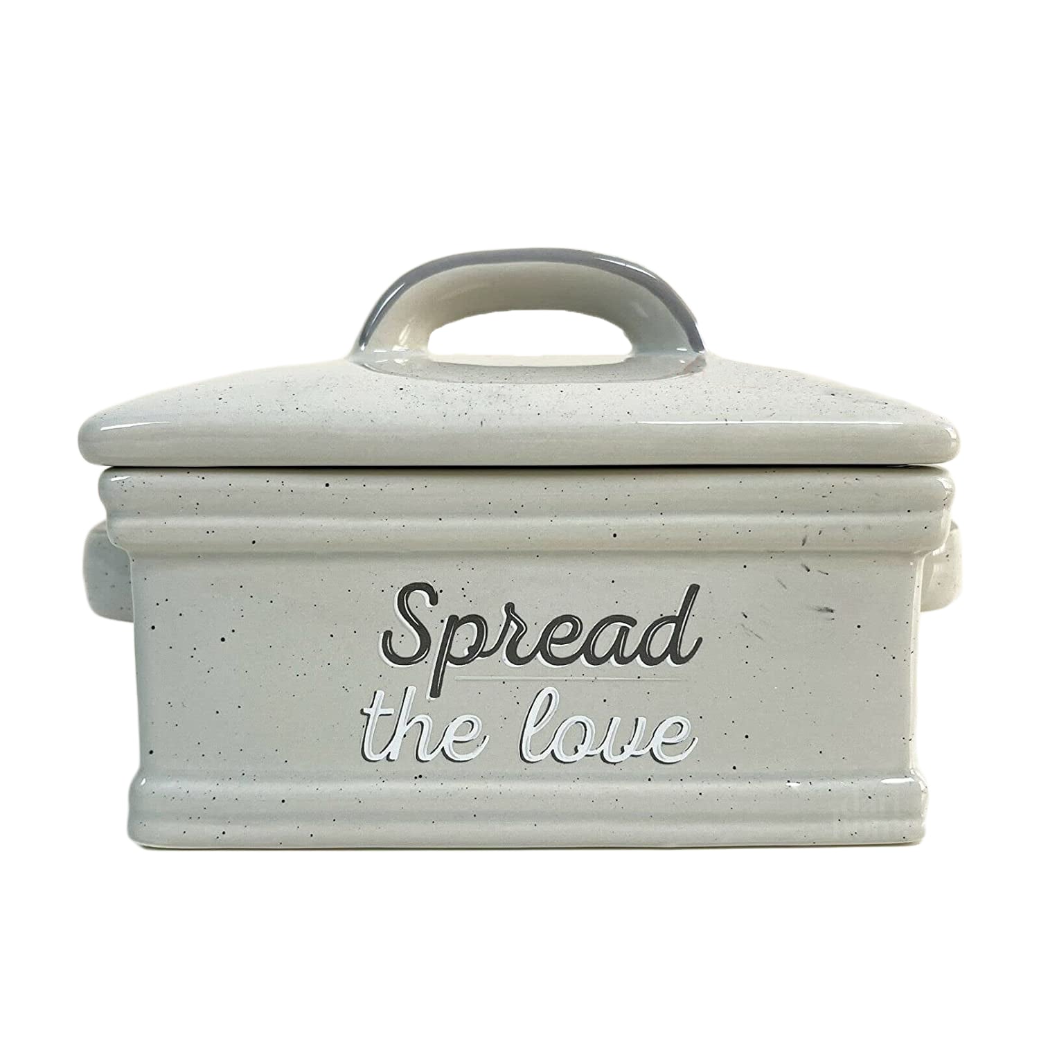 Speckled Spread The Love Butter Dish