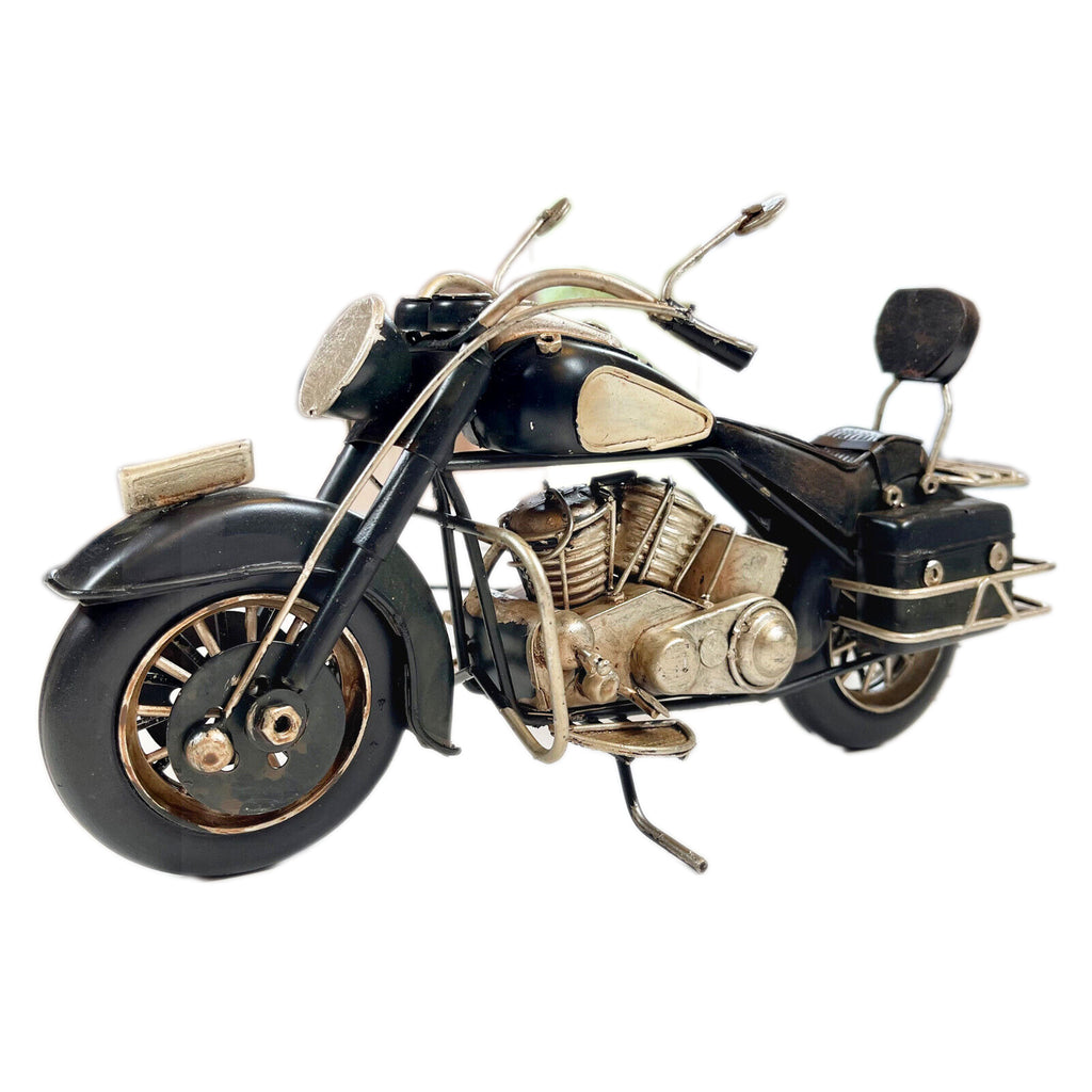 Black Metal Motorbike Model