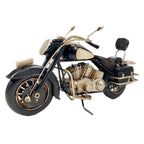 Motorradmodell aus schwarzem Metall