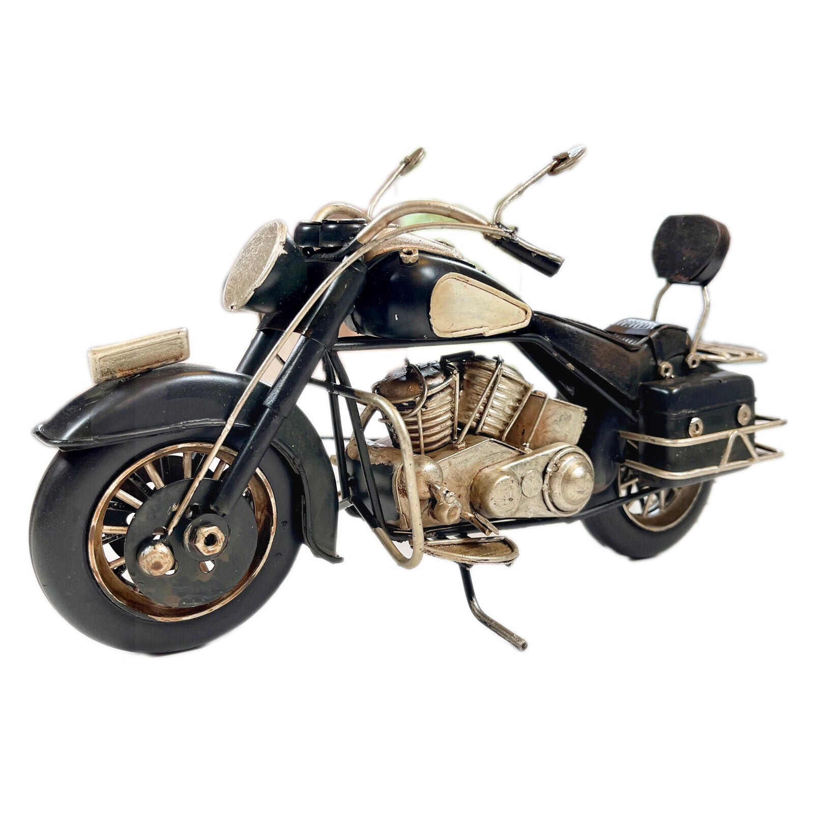 Black Metal Motorbike Model