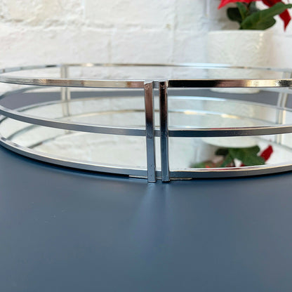 Silver Mirror Tray