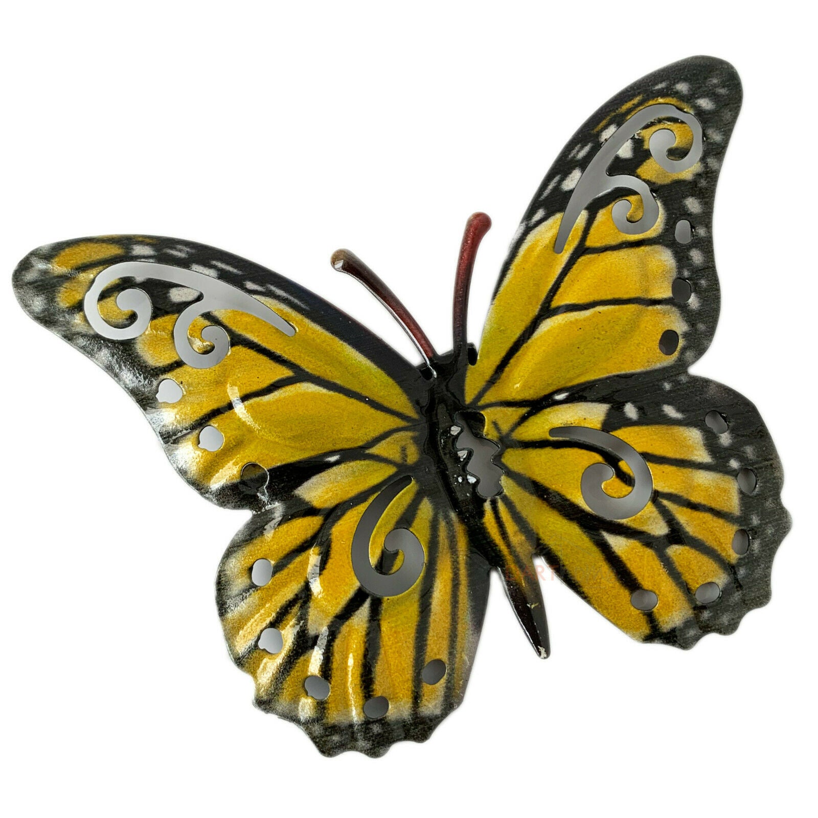 Multicoloured Butterflies Wall Art Set Of 4