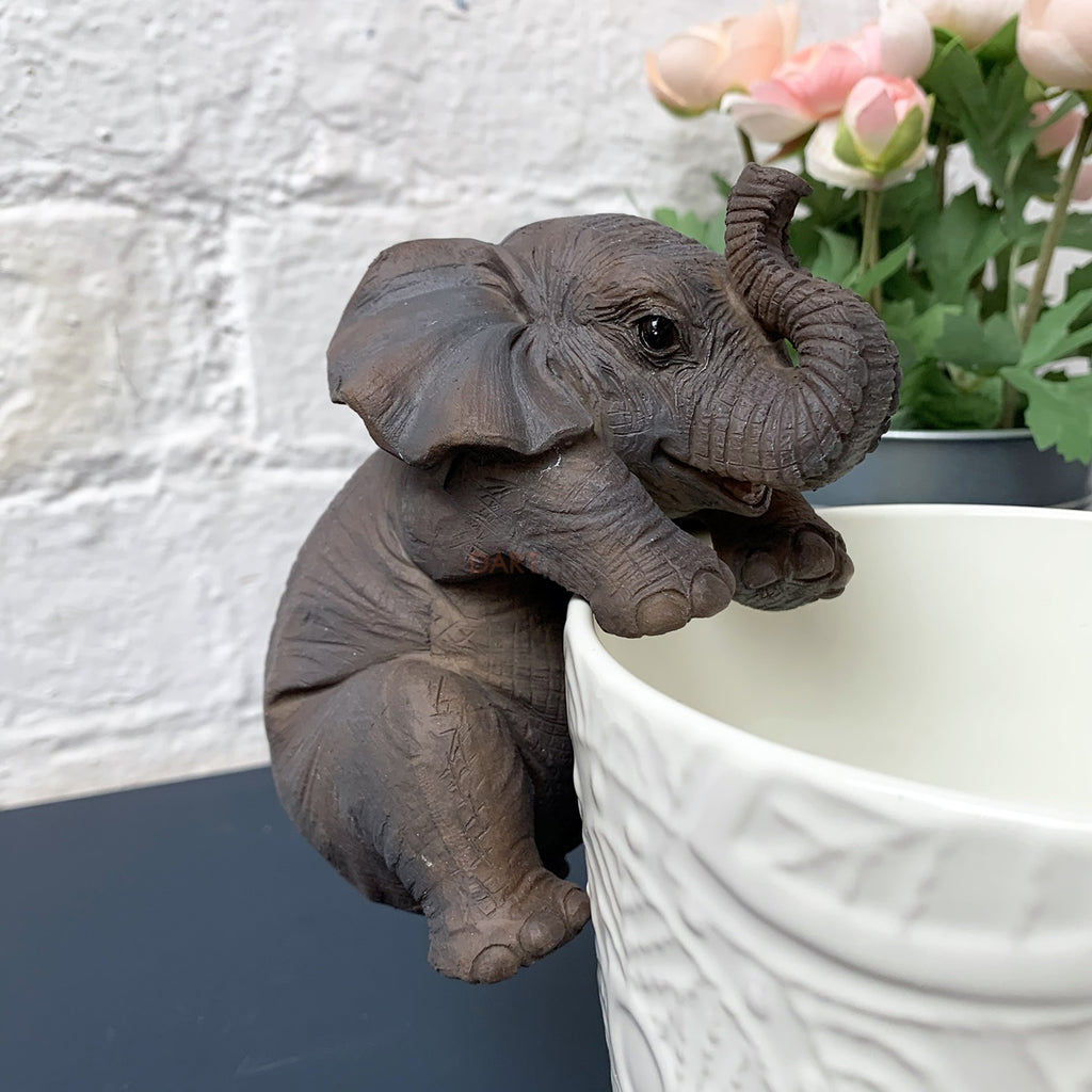 Large Elephant Pot Hanger