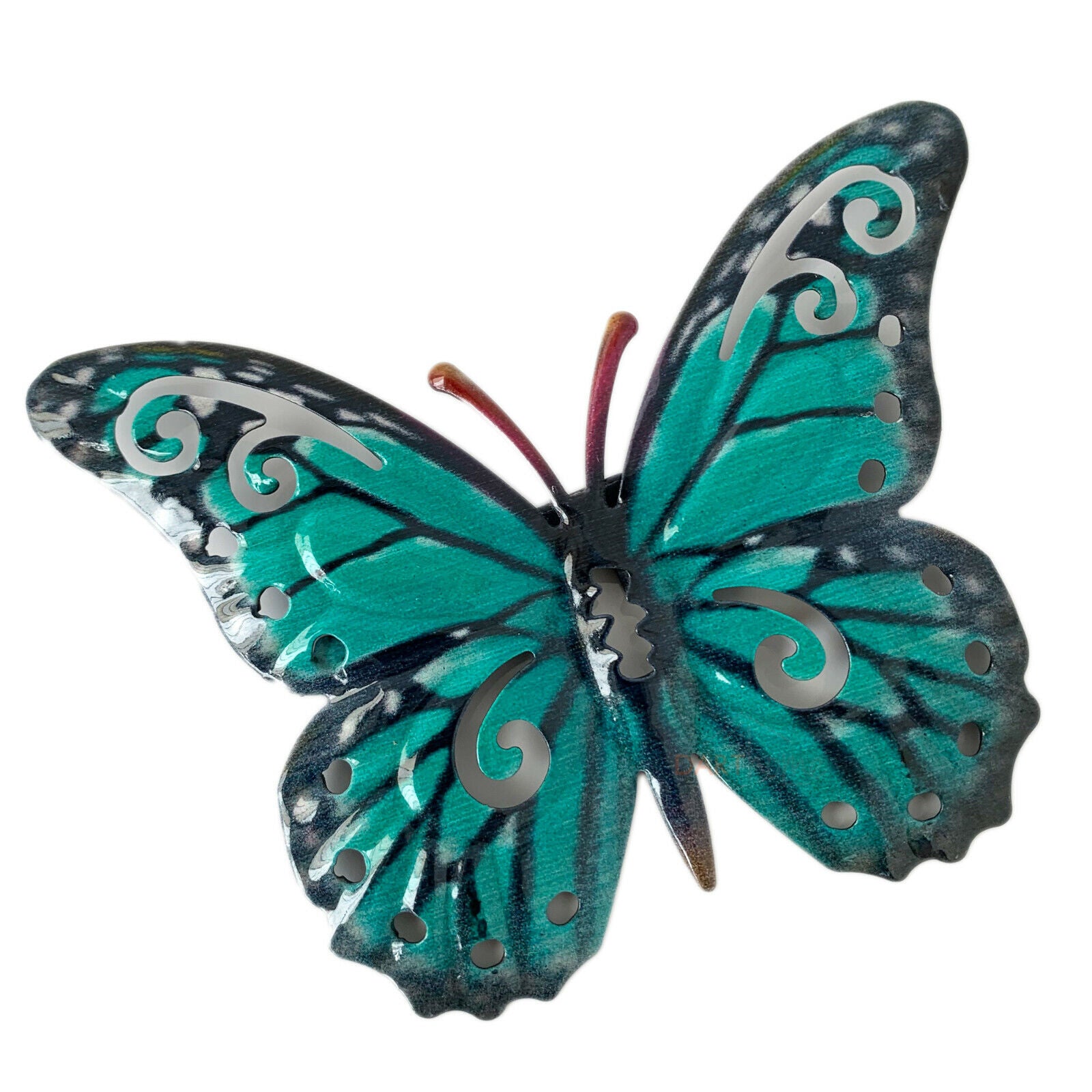 Multicoloured Butterflies Wall Art Set Of 4