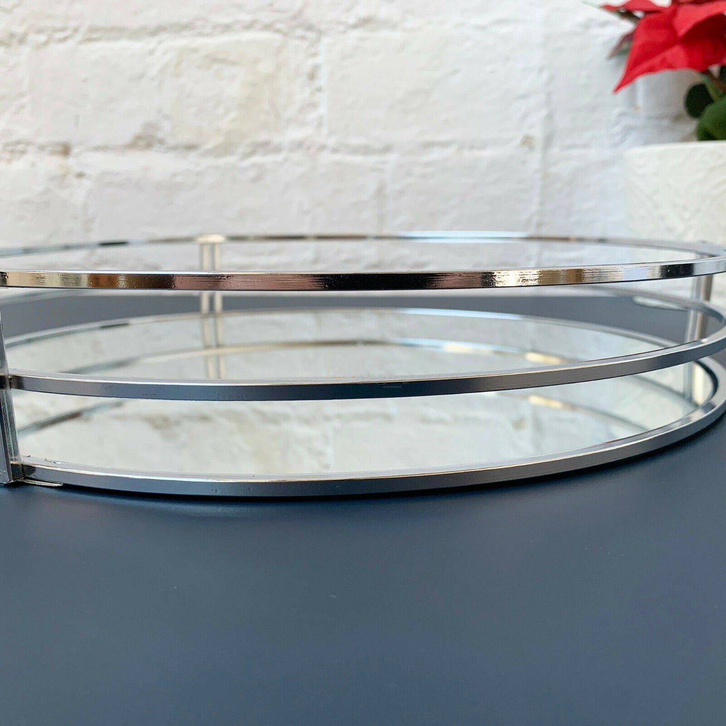 Silver Mirror Tray