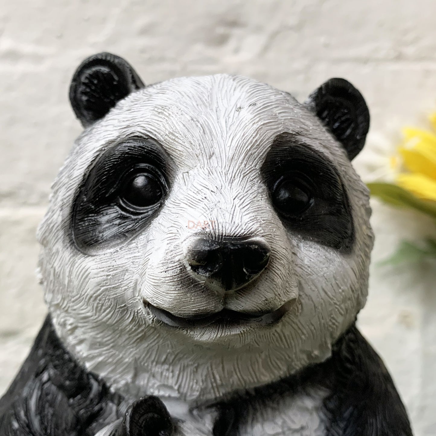 Farbiges Panda- und Jungtier-Ornament