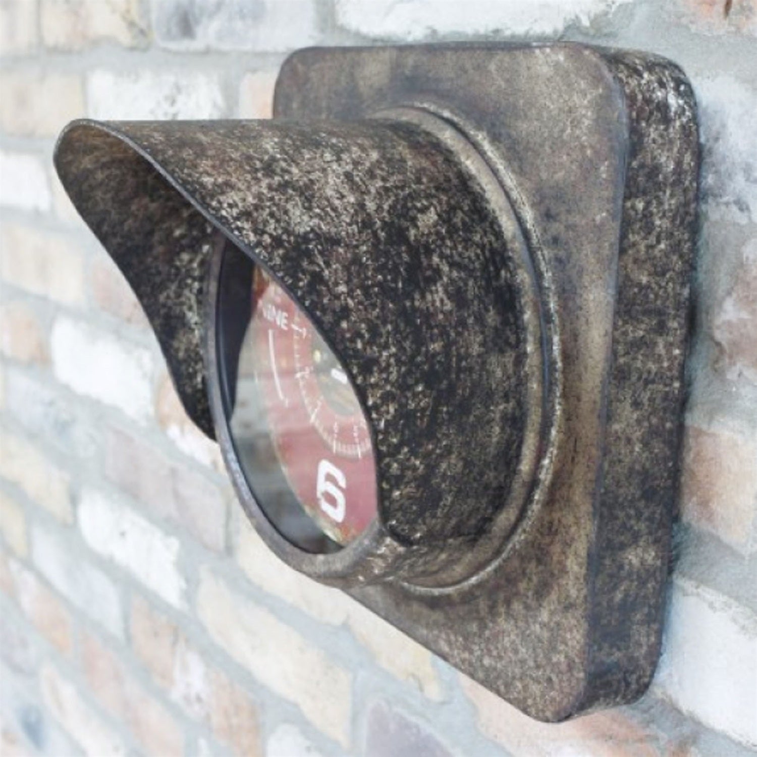 Industrielle quadratische Fabrik-Wanduhr