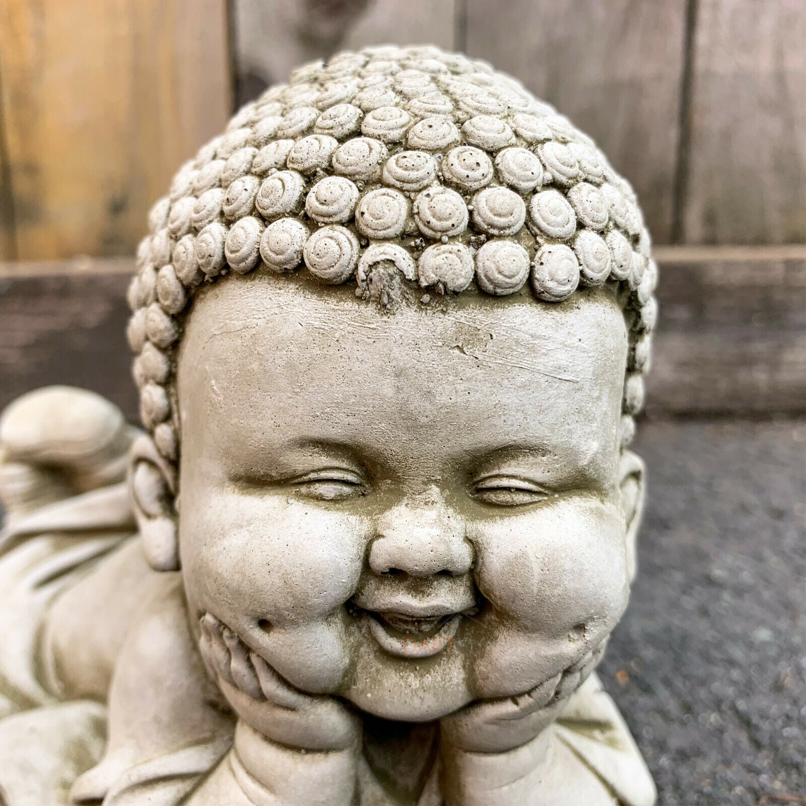 Stone Baby Buddha Sculpture
