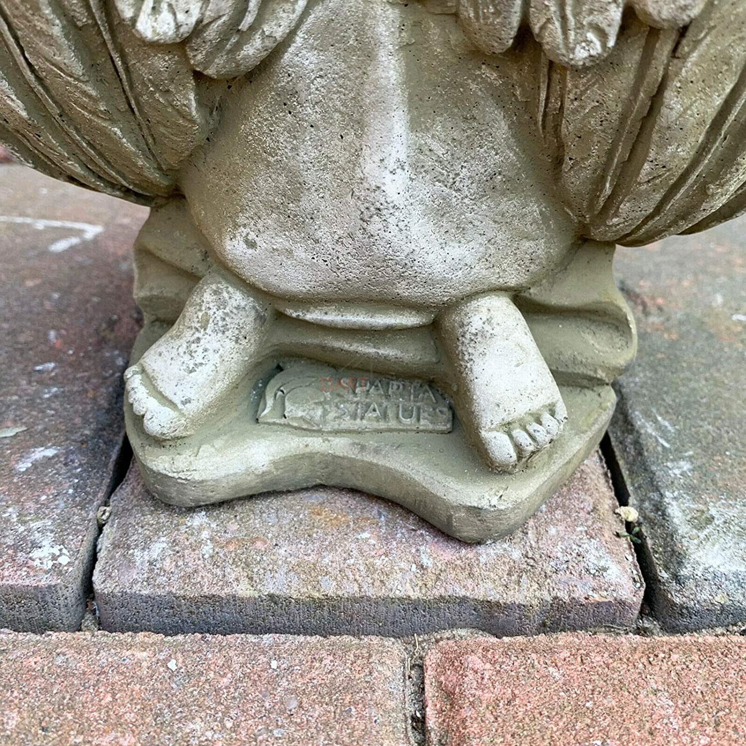 Stone Praying Angel Garden Sculpture