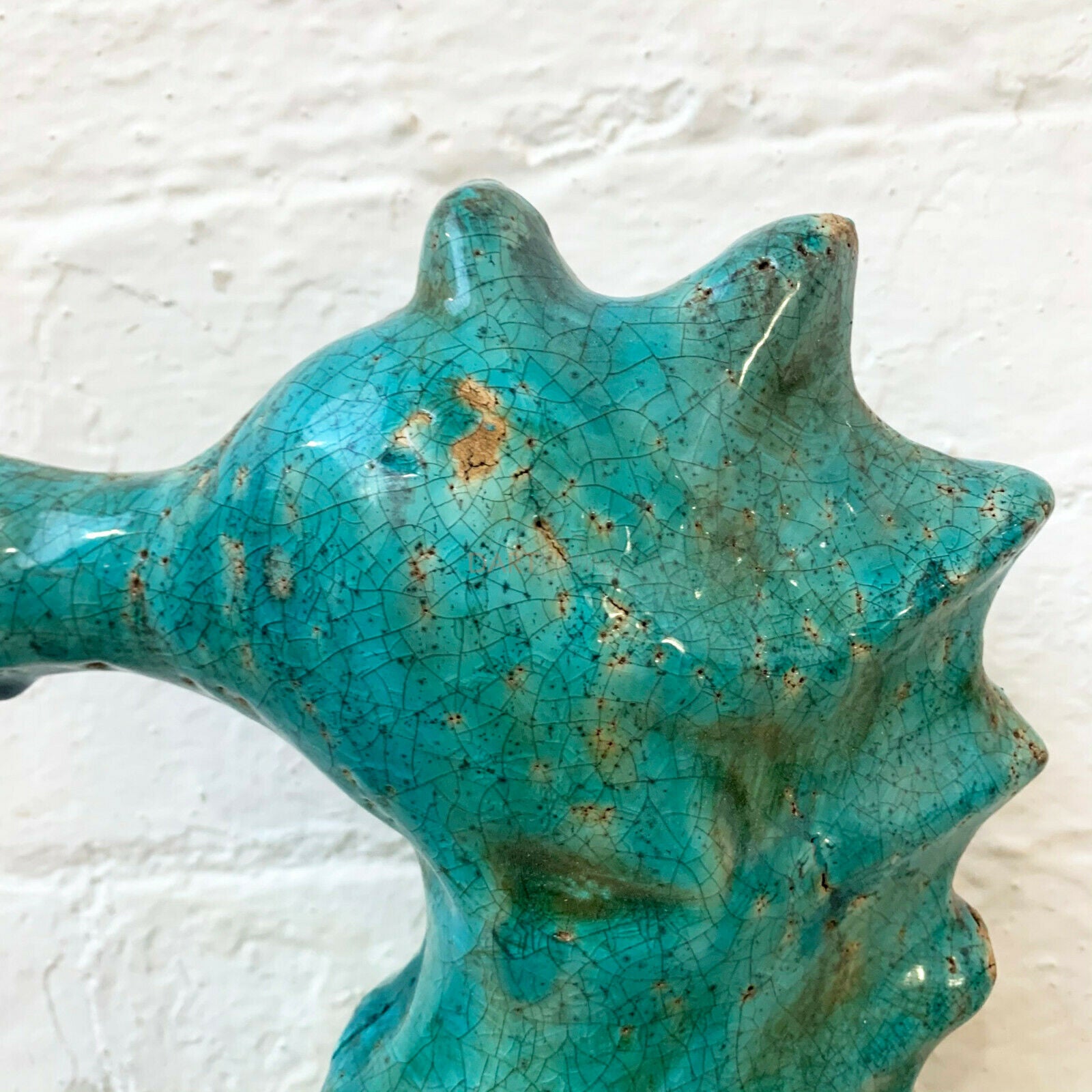 Ceramic Mosaic Blue Sea Horse Ornament