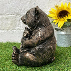 Bronze Panda & Cub Ornament