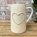 Ceramic Heart Jug Vase