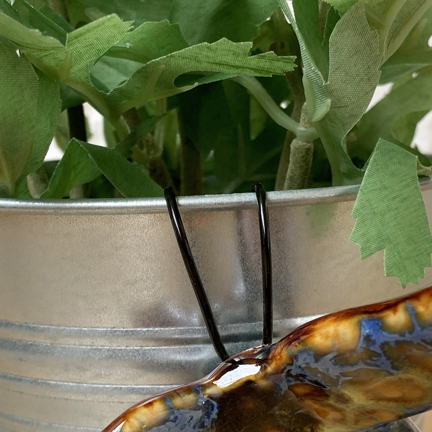 Blauer Wiesen-Schmetterlings-Topfaufhänger