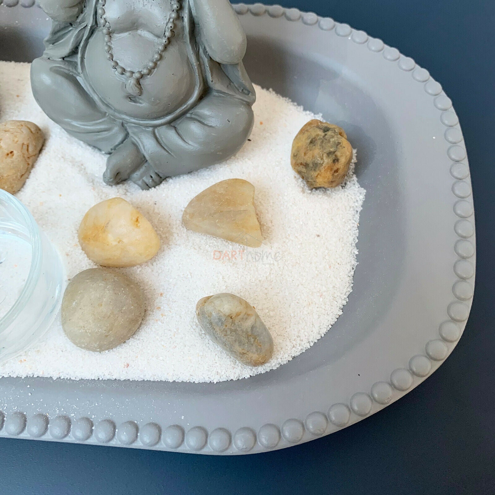 Dreifacher Buddha-Zen-Garten-Kerzenhalter