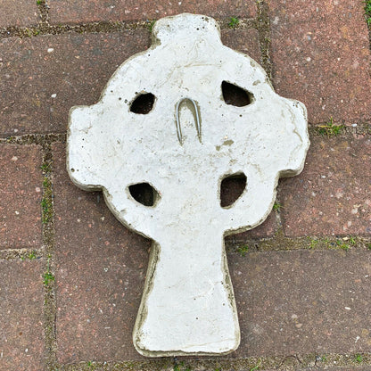 Keltisches Kreuz-Wandschild aus Stein, 29 cm