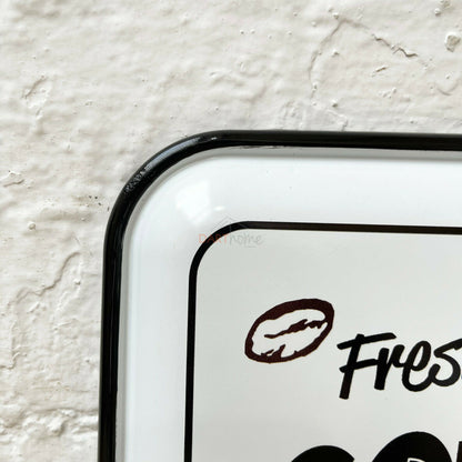 Fresh Brewed Coffee Served Here Wall Sign