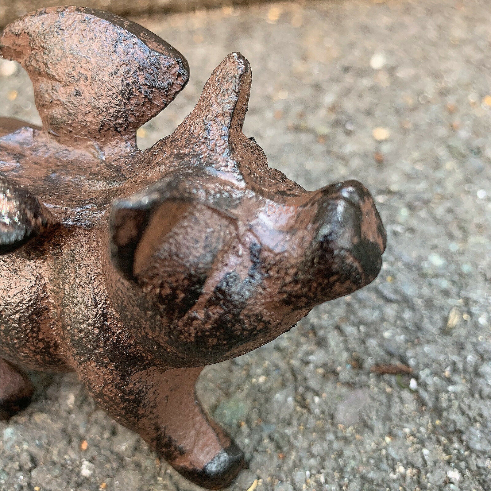 Cast Iron Flying Pig Figurine