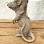Brown Mouse Stack Ornament