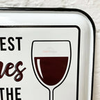 Wine With Friends Wall Sign