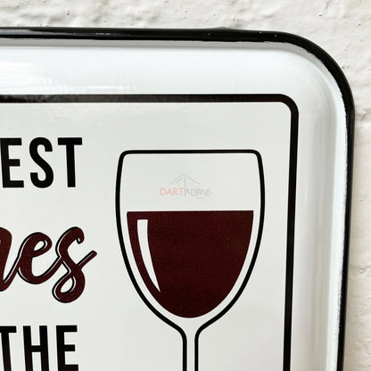 Wine With Friends Wall Sign