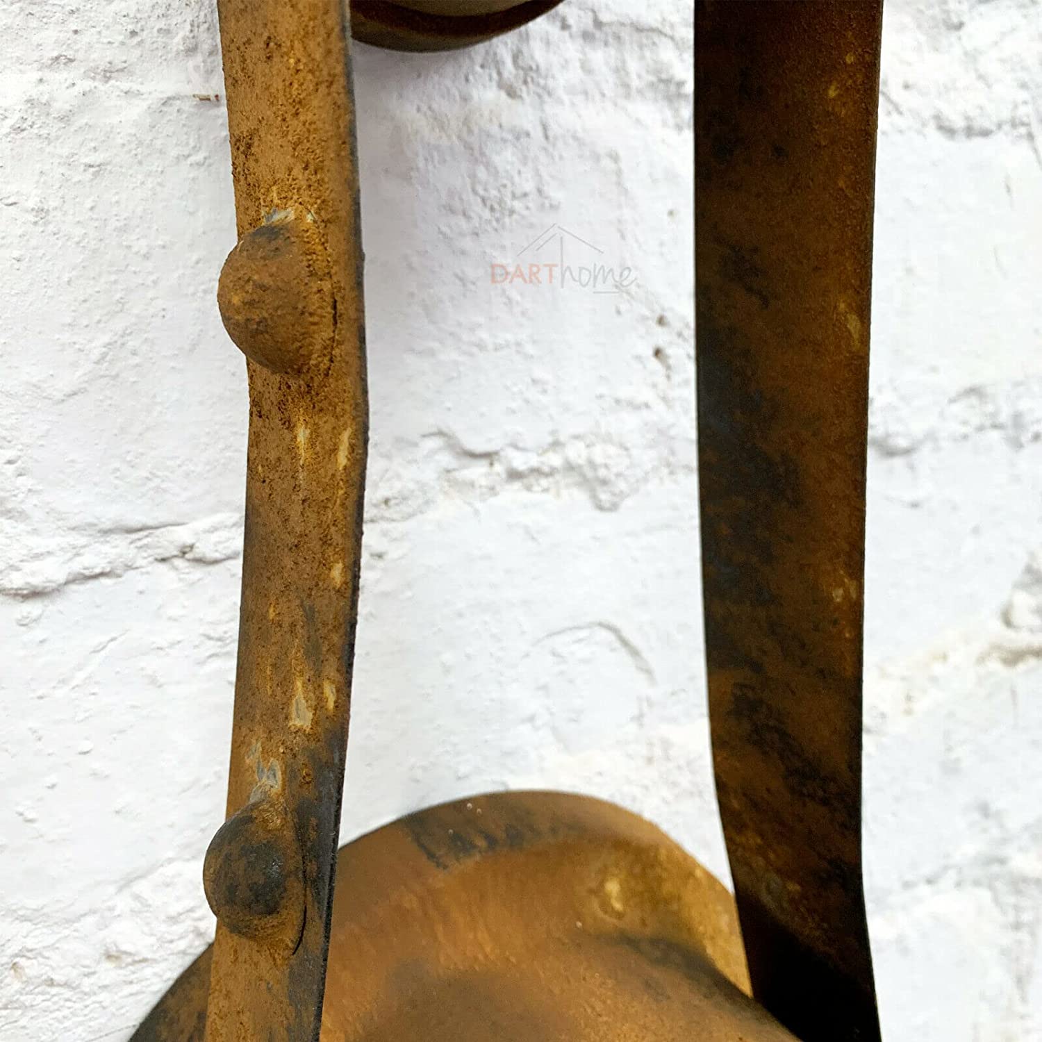 Industrial Rust Factory Wall Clock