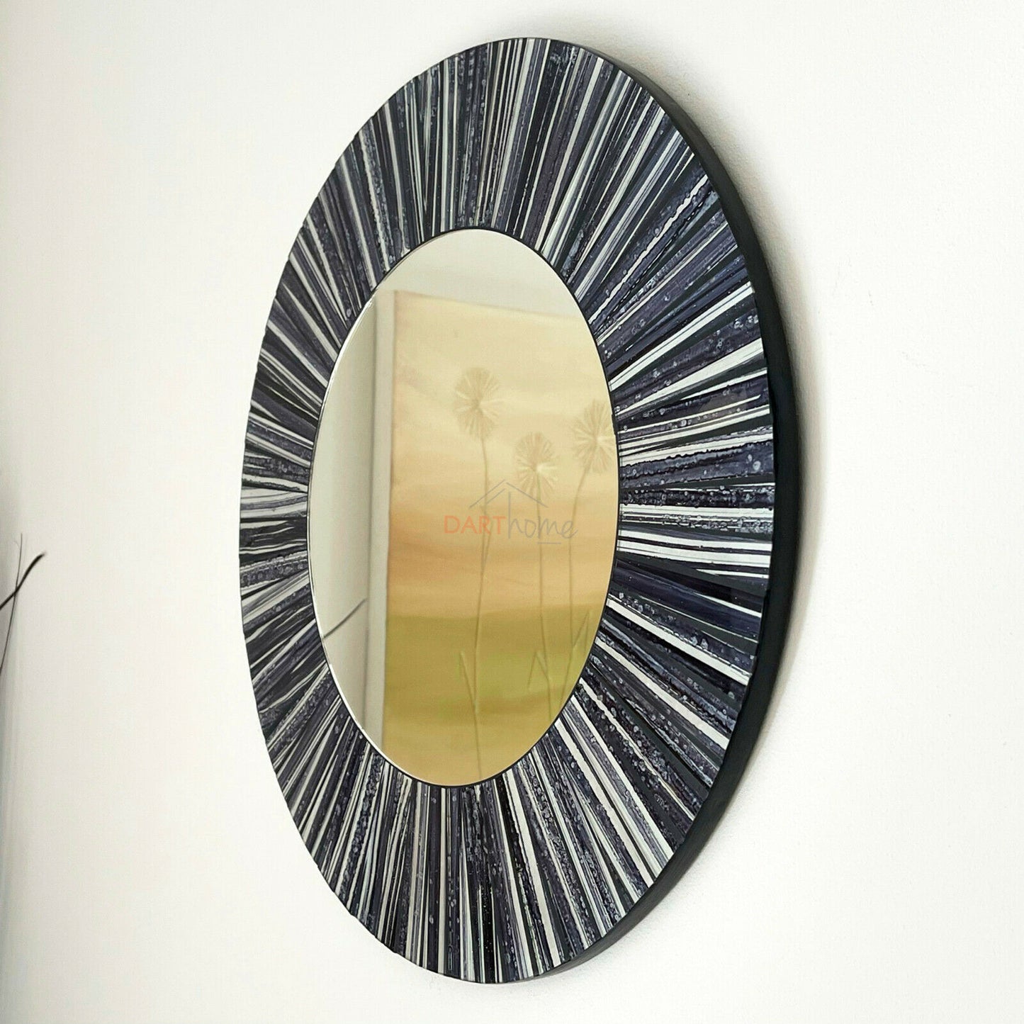 Wandspiegel mit gestreiften Linien, 40 cm