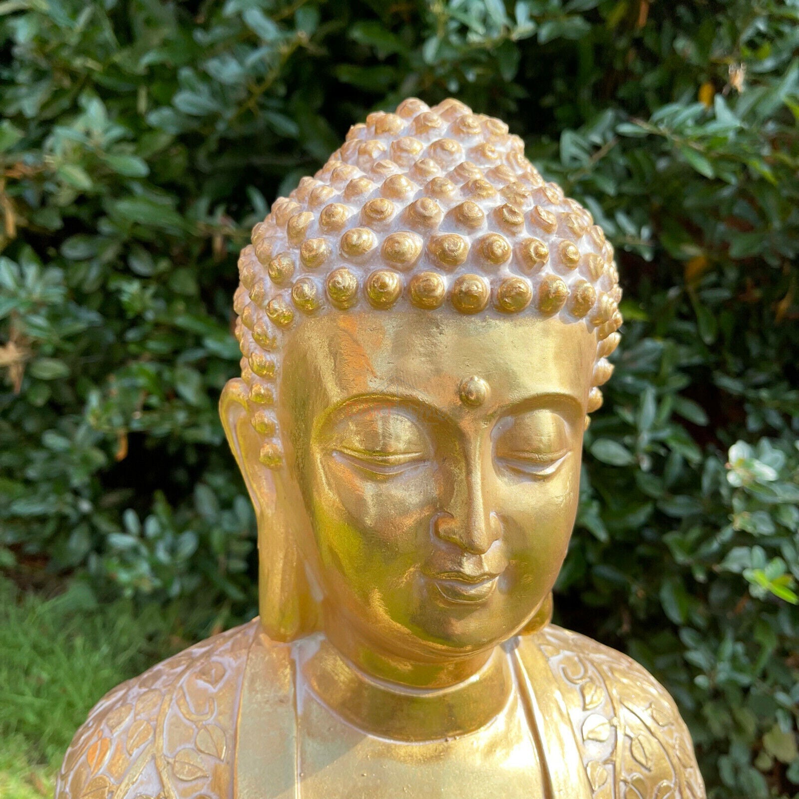 Gold Thai Buddha Garden Statue 50cm