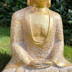 Gold Thai Buddha Garden Statue 50cm