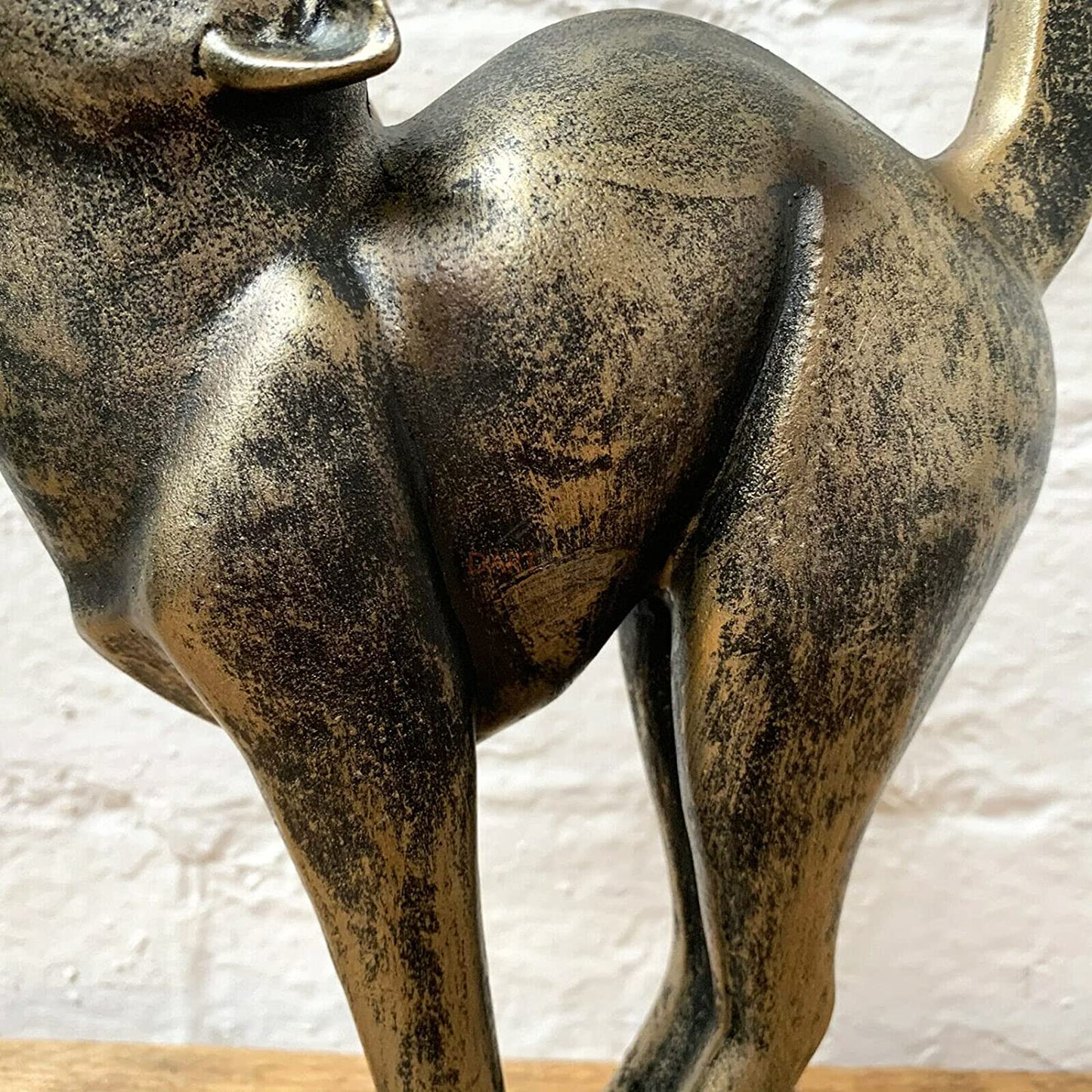 Dehnbare Katze aus Kunstharz, 31 cm