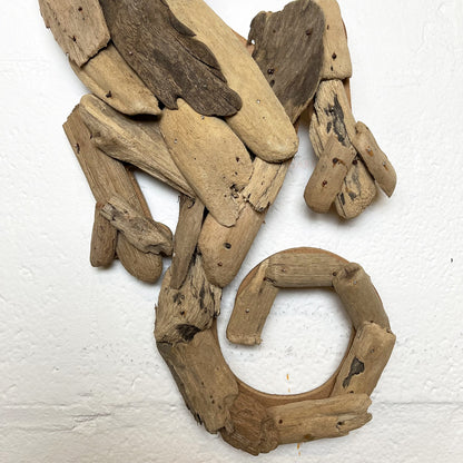 Driftwood Gecko Wall Sculpture 50cm