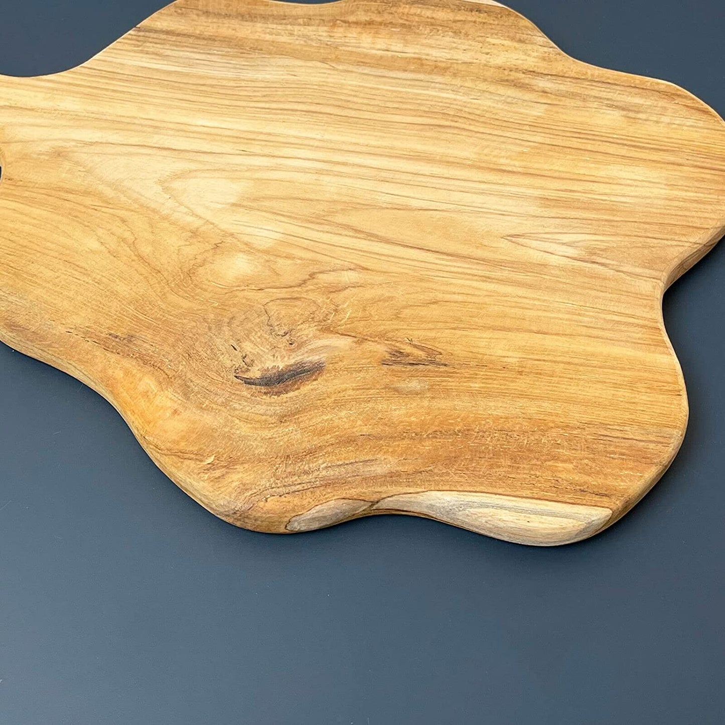 Teak Wood Mushroom Pizza Board