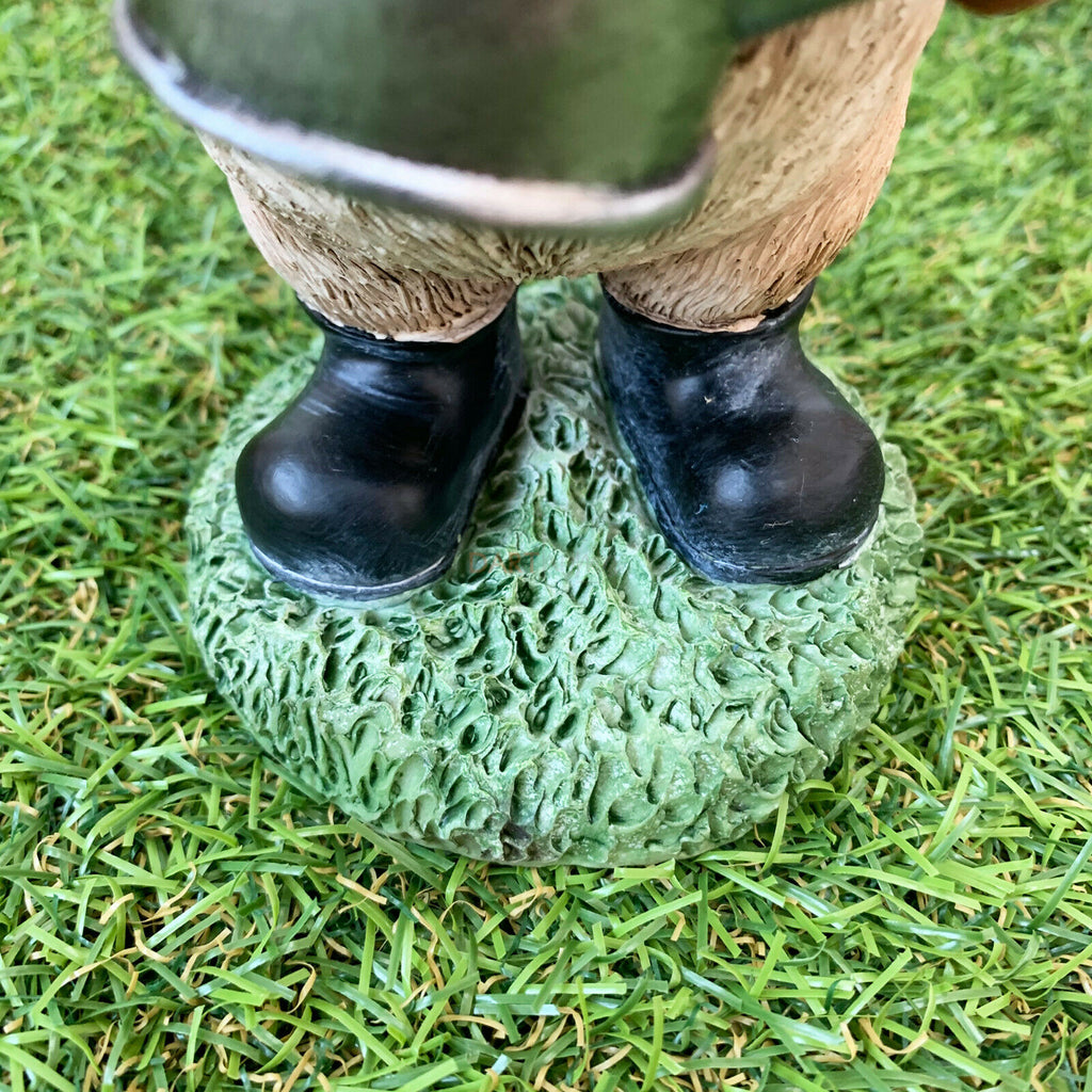 Pig With Watering Can Ornament 21cm