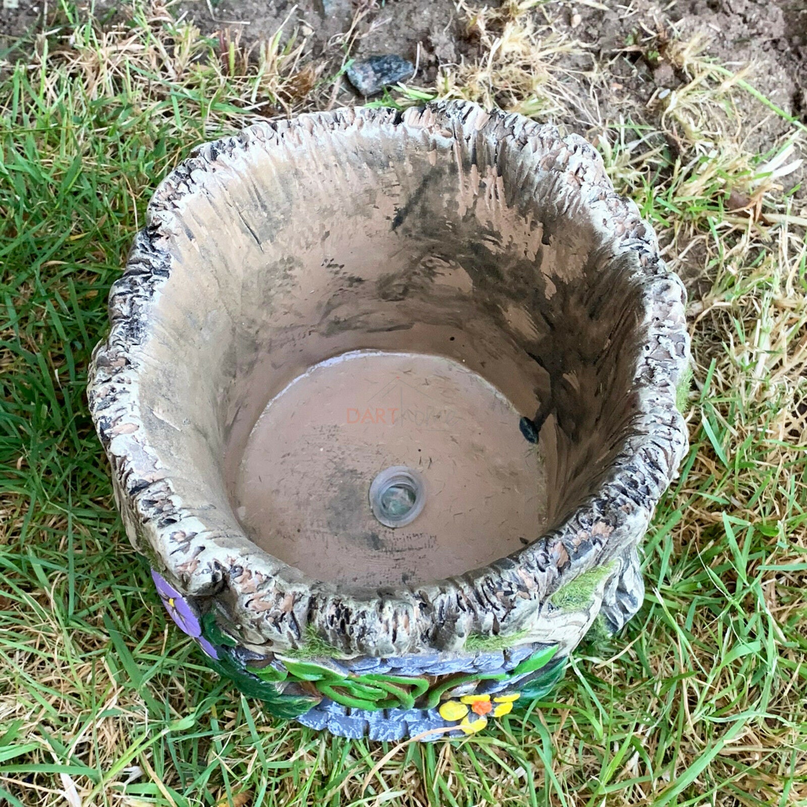 Cement Fairy House Planter 15x12x15cm
