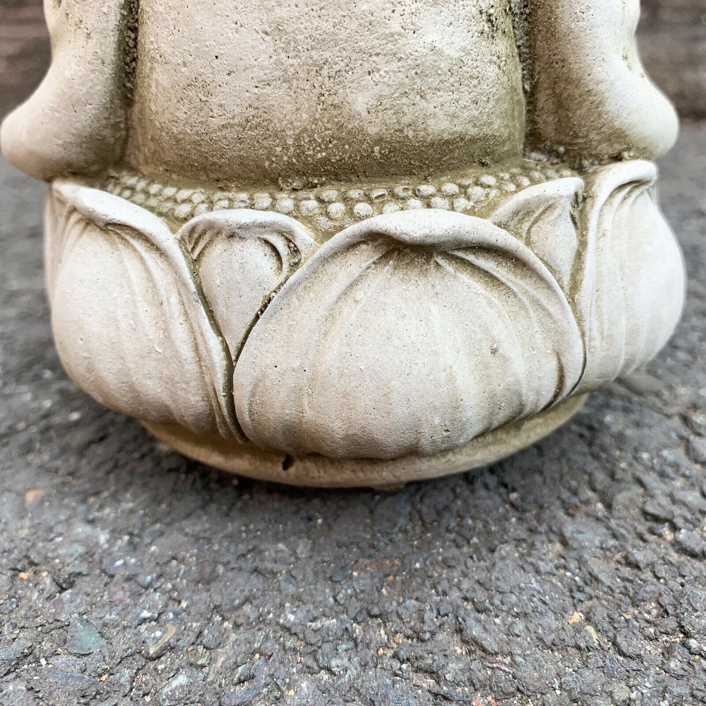 Zen-Mönch-Gartenstatue aus Stein, 18 cm